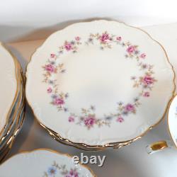 RARE EDELSTEIN Bavaria Maria-Theresia Florence Porcelain dinner set CIRCA 1940s
