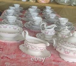 RARE Johann Haviland PETIT Point Collection Vintage Dinnerware Large 93 Pc