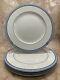 Ralph Lauren Macao White & Blue Porcelain Dinner Plates Set Of 4 New