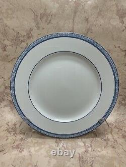 Ralph Lauren MACAO White & Blue Porcelain Dinner Plates Set of 4 New