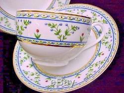 Raynaud Limoges HELOISE 6pc Place Setting CUP DINNER SALAD BREAD PLATE EXCELLENT