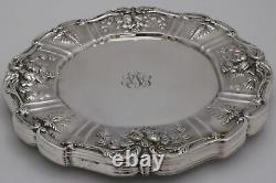 Reed & Barton Francis 1 Sterling Silver Dinner Plates 10 3/4w Set of 6