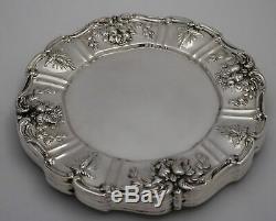 Reed & Barton Francis 1 Sterling Silver Dinner Plates 10 3/4w Set of 8