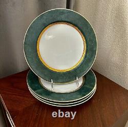 Retroneu Imperial Collection Malachite Dinner Plate Set Of 4 Vintage