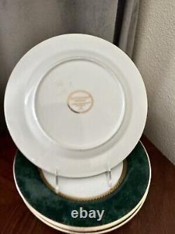 Retroneu Imperial Collection Malachite Dinner Plate Set Of 4 Vintage