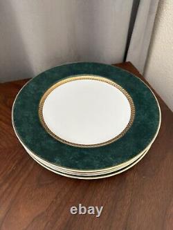 Retroneu Imperial Collection Malachite Dinner Plate Set Of 4 Vintage