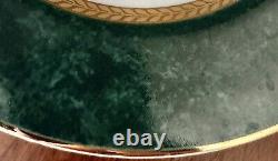 Retroneu Imperial Collection Malachite Dinner Plate Set Of 4 Vintage