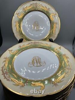 Richard Wehsener Dresden Germany Set 10 Dinner Plates