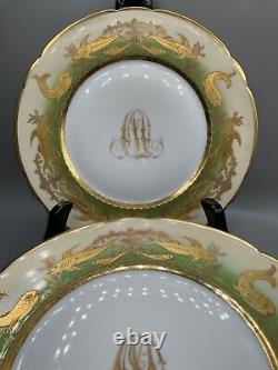 Richard Wehsener Dresden Germany Set 10 Dinner Plates