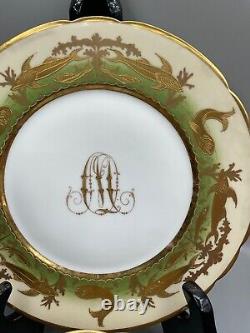 Richard Wehsener Dresden Germany Set 10 Dinner Plates