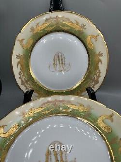 Richard Wehsener Dresden Germany Set 10 Dinner Plates