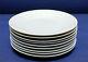 Rosenthal Continental Classic Modern White Large Dinner Plates Set Of 9