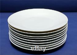 Rosenthal Continental Classic Modern White Large Dinner Plates Set of 9