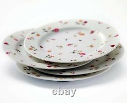 Royal Albert COUNTRY ROSE BUDS Dinner Plate Set of 4 New In Box
