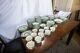 Royal China Colonial Homestead Dinnerware (green). 108 Pieces. Good Condition