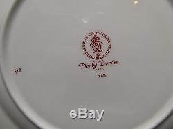 Royal Crown Derby DERBY BORDER Dinner Plates / Set of 6