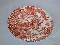 Royal Crown Derby Red Aves Dinner Plates Set Of 10