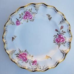 Royal Crown Derby Royal Pinxton Roses Dinner Plate Set of 5 Bone China First