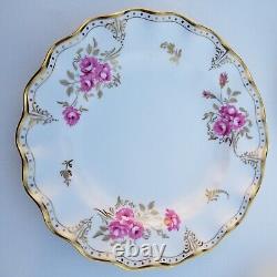 Royal Crown Derby Royal Pinxton Roses Dinner Plate Set of 5 Bone China First