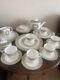 Royal Doulton China England Sonnet Plates, Teapot, C&s, Sugar, Creamer 30 Piece