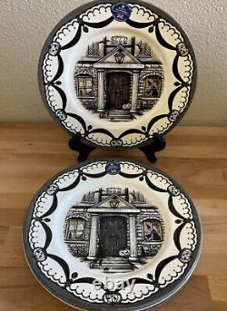 Royal Stafford Halloween 1666 House/Witch Mixed Set Of 12-Plates/Bowls/Salad New