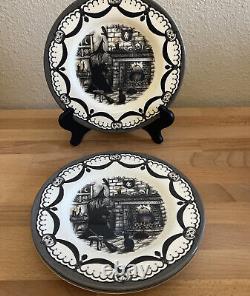 Royal Stafford Halloween 1666 House/Witch Mixed Set Of 12-Plates/Bowls/Salad New