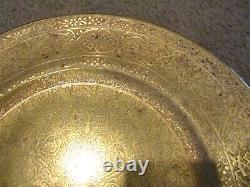 SET 12 Antique GILMAN COLLAMORE Cauldon Gold Gilt Porcelain 10.5 Dinner Plates