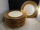 Set 12 K & A Krautheim Selb Bavaria Gold Encrusted Dinner Charger Plates 10 3/4