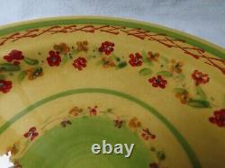 SET OF 3 DINNER PLATE 11.5 French Pottery Terre e Provence Hand Painted France