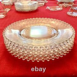 SET OF 6- Vintage IMPERIAL GLASS Candlewick 10 1/4 Dinner Plates
