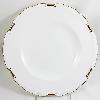 Set Of 6 Dinner Plates Vintage Royal Crown Derby China Regency A1075 Gold White