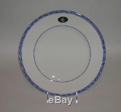 SET of 6 Ralph Lauren Mandarin Blue 10 3/4 DINNER PLATES Fine China NEW