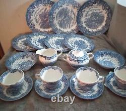 Salem China Co English Village by Old Staffordshire incomplete set