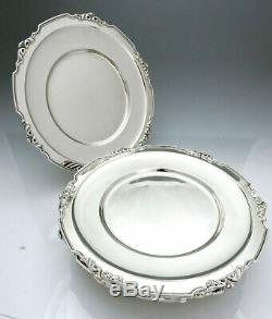 Set 12 Sterling Silver Chargers / Under Plates / Dinner Plates 12 Diameter