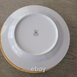 Set (4) Ouliveiro Guy Degrenne 10.38 Dinner Plates Yellow Olive Branch Hungary