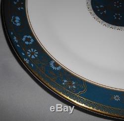 Set (4) Royal Doulton CARLYLE PATTERN Bone China Dinner Plates ENGLAND