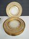 Set 6 Heinrich & Co Edgerton China H&c Gold Encrusted 11 Dinner Plates/chargers