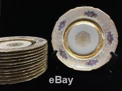 Set Of 12 Antique H&C Selb Bavaria Heinrich & Co Dinner Plates (BRG 9673)