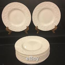 Set Of 12 Vintage Wedgwood Patrician (Old) Ivory Etruria Barlaston Dinner Plates