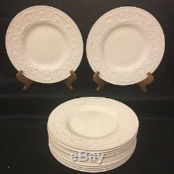Set Of 12 Vintage Wedgwood Patrician (Old) Ivory Etruria Barlaston Dinner Plates
