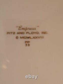 Set Of 4 Vintage Fitz & Floyd Imari Style Empress Dinner Plates, 10