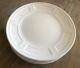 Set Of 6 Bernardaud Naxos White Service Dinner Plates 12 Good Used Condition