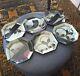 Set Of 6 John Freimarck 11 Octagonal Stoneware Plates Butterflies Free Shipping