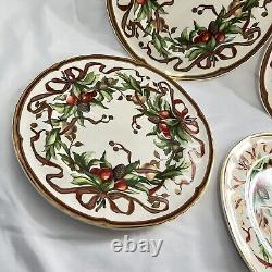Set Of Four Tiffany & Co Garland 10 1/2 Dinner Plates Fast Shipping