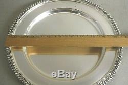Set Of Seven Sterling Silver 833 Portugal Dinner Plates 10 1/2 Chargers 145oz