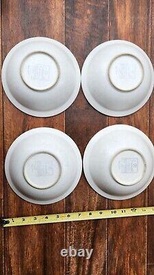 Set Western Cream Stoneware Japan Galaxy #8007 Dinner Plates Retro Vitnage Rare