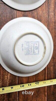 Set Western Cream Stoneware Japan Galaxy #8007 Dinner Plates Retro Vitnage Rare