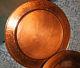 Set Of 10 13 Hammered Round Copper Charger Dinner Plates Nice Euc