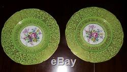 Set of 12 Hutschenreuther Bavarian Selb Bavaria China Dinner Plates Outstanding