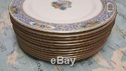Set of 12 LENOX Fine China AUTUMN 10 1/2 Dinner Plates